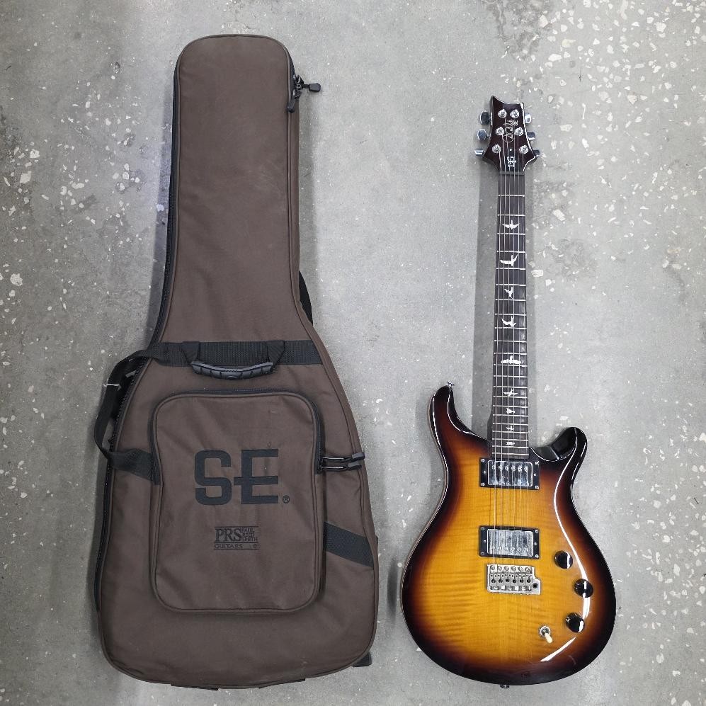 2023 PRS SE DGT David Grissom Birds McCarty Tobacco Sunburst Electric Guitar