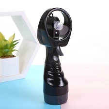 Portable Handhold Water Cooling Misting Fan Spray Bottle Battery Operated
