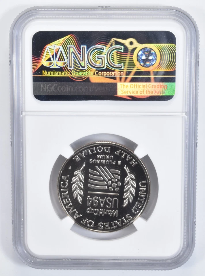 1994-P World Cup Soccer Commemorative Half Dollar PF70 UCam NGC *9617 - Image 2 of 4