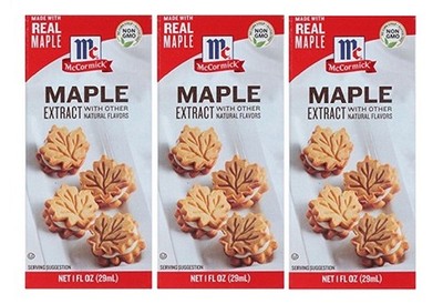 McCormick Maple Extract 3 Bottle Pack
