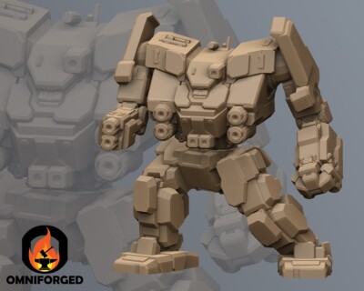 Awesome Mini AWS-B550M3 MWO Mech Miniature Compatible with Battletech