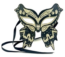 Venetian Mask Butterfly Black Silver Masquerade Costume Party Gala Event Party