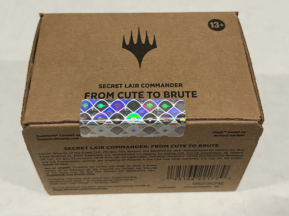 マジック：ザ・ギャザリング SECRET LAIR COMMANDER FROM CUTE TO BRUTE Secret Lair Commander Deck: From Cute to Brute | Secret Lair