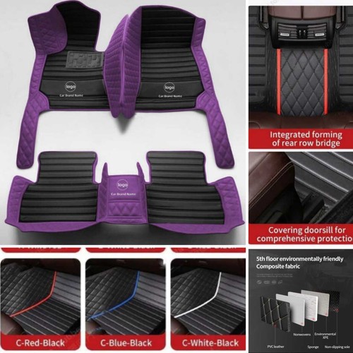 For Kia Soul 2008-2024 Car Floor Mats All Weather Carpets Full Covered Custom - Picture 10 of 41