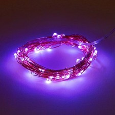 Led Fairy Lights- 16.5 Foot Battery Operated Waterproof With 50 Micro Led Lights