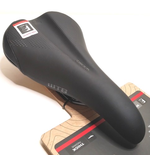 WTB Speed Steel Rail Bike Saddle 145 x 270 mm Medium Width Color: Black - Picture 4 of 10