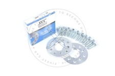 10mm 2 5mm SCC Spurverbreiterung Distanzscheiben für Citroen C1 + Radschrauben
