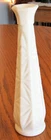 Vintage VASE Starburst White Milk Glass Bud  9" Slim MCM