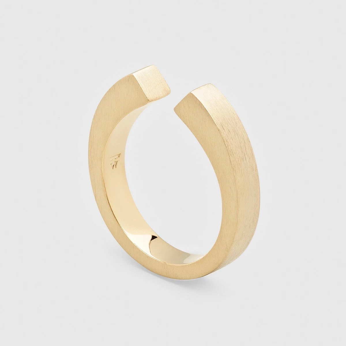 TOM WOOD 9K Yellow Gold Split Ring Size 52 / US 6