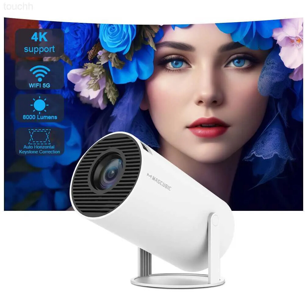 Projecteur portable 4K pour remplacer votre TV en camping ou petit salon