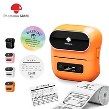 M220 Bluetooth Label Maker Machine Portable Wireless Thermal Barcode Printer Lot