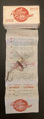 ancienne monture nageuse Maurice Laurens PM pour truite avec notice et boite - Photo 1/4