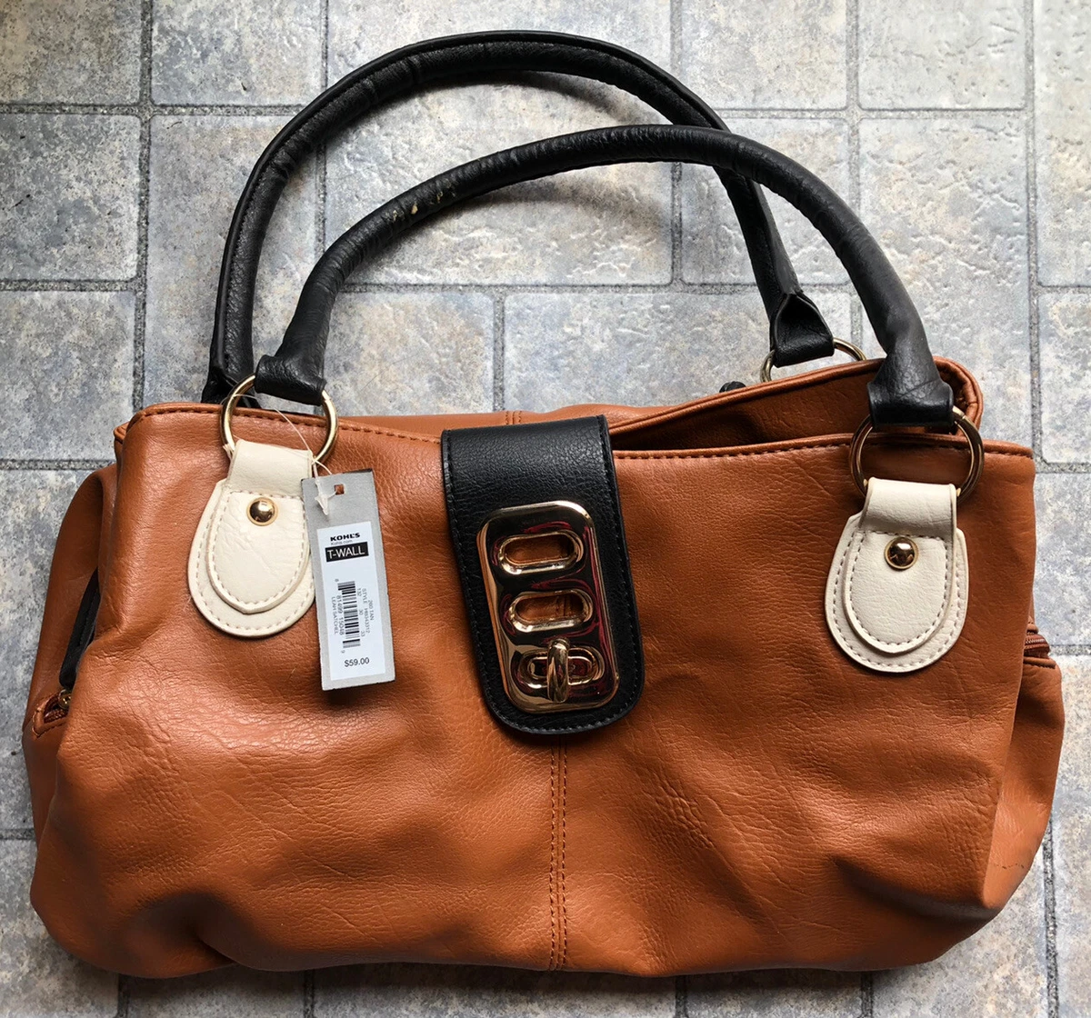 ili Leather Front Pocket Crossbody Bag