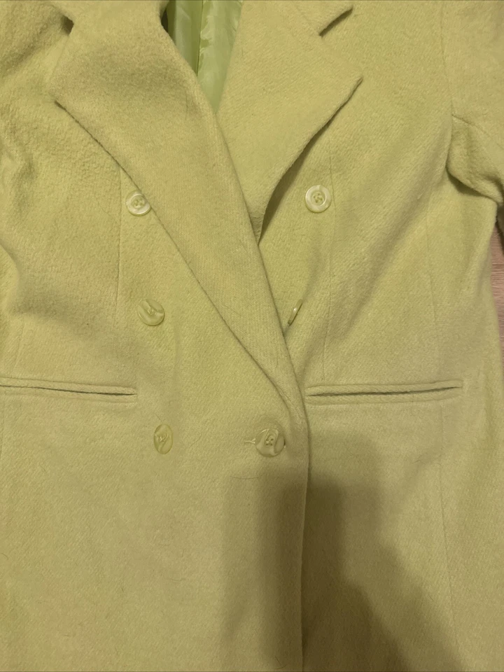 Herman Geist Rosa Lana Texturizada 3 Botones Talla 8p Foto 4 de 4