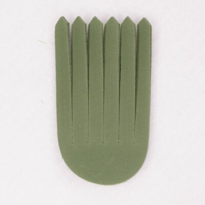 Vintage Millinery Carnation Leaf 2 5/8'' Green 24 Pieces Lot #09000094