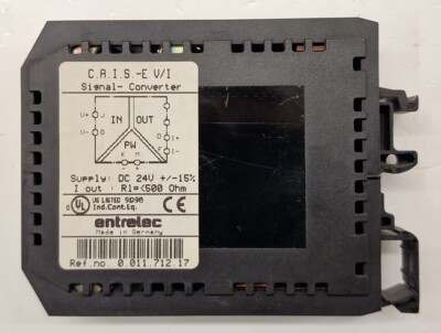 Entrelec C.A.I.S.-E V/I Signal Converter 0...10V in 4...20mA ArtNr 0.011.712.17