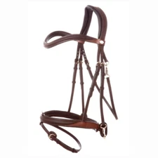 Kavalkade Everyday Leather Snaffle Bridle with Clips and Removeable Flash, Reins