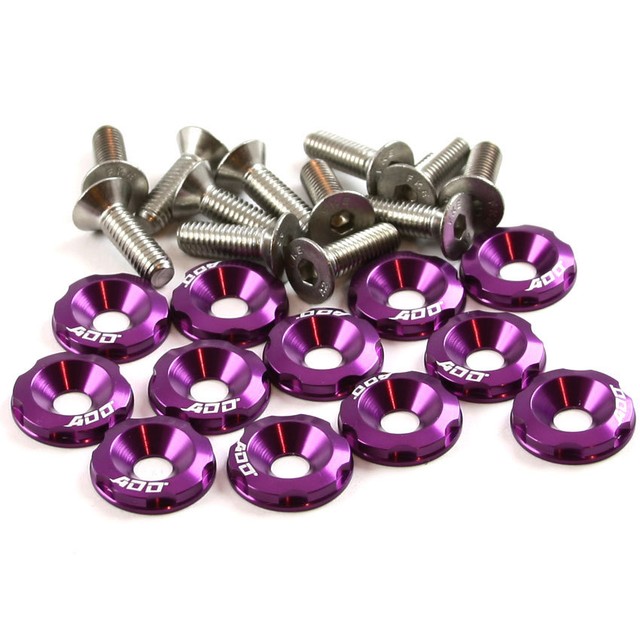 ADD W1 12 PCS M6X20 10MM Fender Washers Bumper bolt Screws Dress Up