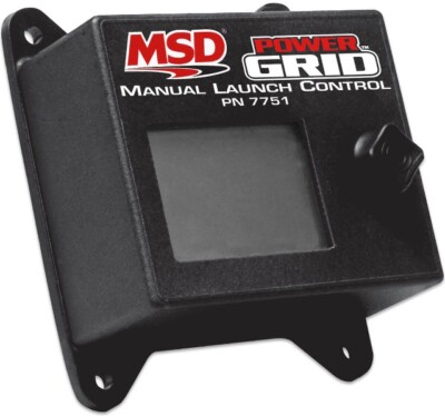 NEW NEW MSD MANUAL LAUNCH CONTROL MODULE,BLACK,COMPATIBLE WITH POWER GRID SYSTEM