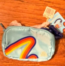 Aldi Gear 2023 Belt Bag Fanny Pack Light Blue Heritage Stripe Bum Bag NWT NEW