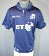 Schottland Trikot Rugby Union 2015/2017 Heim Authentic Hemd Größe Macron Adult