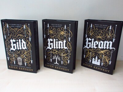 The Plated Prisoner Series: Gild Glint Gleam - Signed Fairyloot Sprayed Edge Set