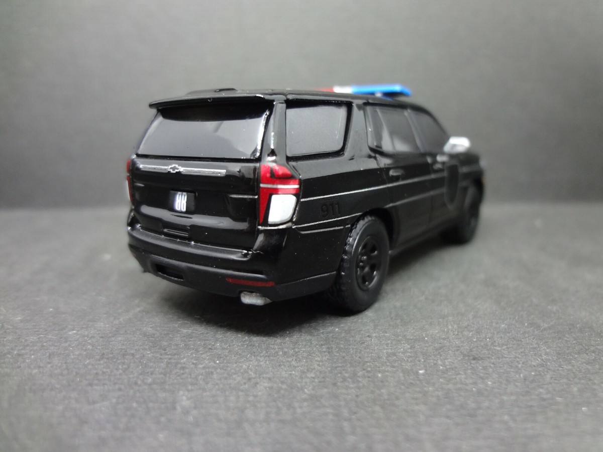 Greenlight 2021 Chevrolet Tahoe police black - Loose 1:64 | eBay