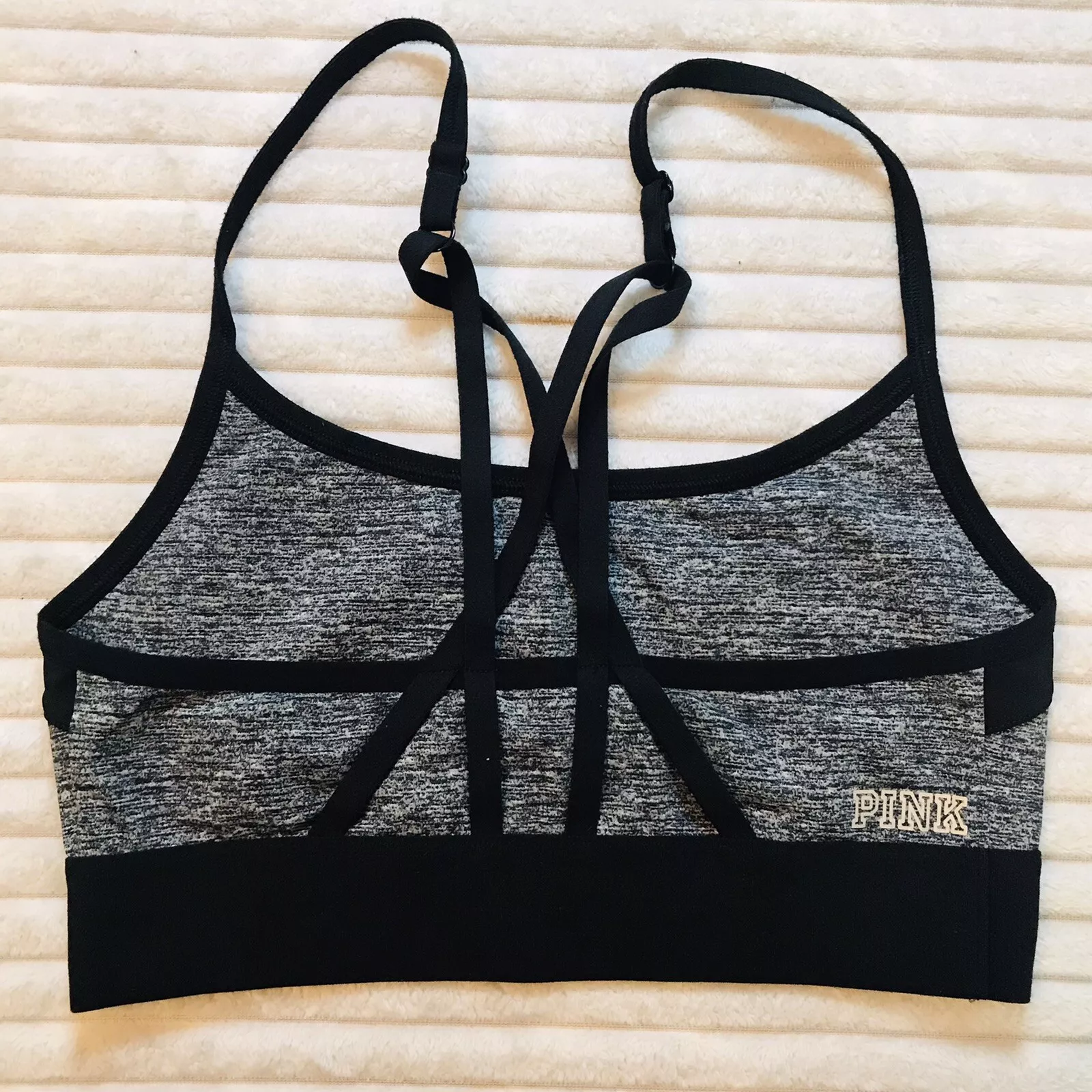victoria-secret-vs ultimate sports bras bundle lot of 3 tank-bra