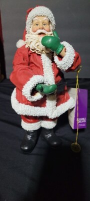 Clothtique Santa Possible Dreams Welcome 2000 Vintage Christmas Decoration Read