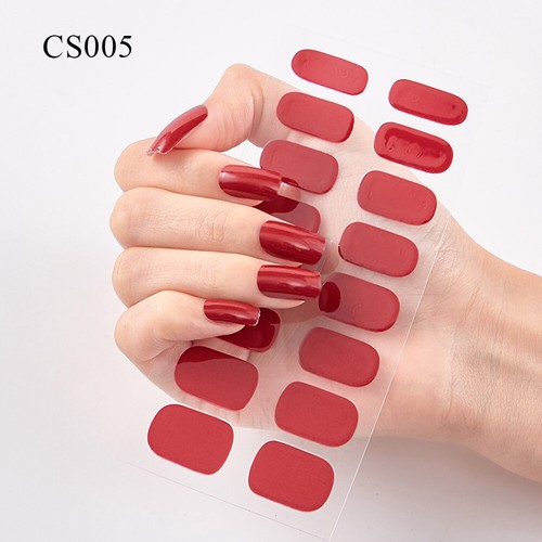 16 puntas pegatina para uñas hágalo usted mismo manicura envolturas completas para uñas calcomanía para uñas 3D papel mate 🙂 - Imagen 19 de 42
