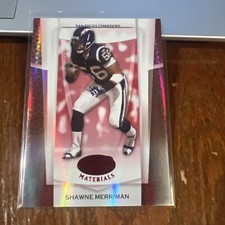 Shawne Merriman 2007 Leaf Certified Materials Mirror Red #150 Chargers /100