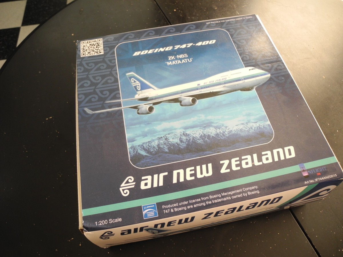 COLLECTOR's FIND! Inflight 1/200 BOEING 747 AIR NEW ZEALAND