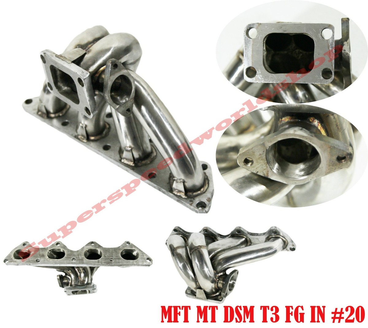 T3 SS Manifold for Mitsubishi EVO 8/Eclipse /DSM 1G 2G 4G63 Engine