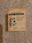 Vintage Dollhouse Telephone Miniature Wall Phone Wood Shackman 1:12 With Box — photo 3