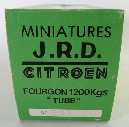 Vasca JRD Citroen Fourgon 1200 Kgs H "EDF GDF" pressofusa Made in France 1:43 - Foto 17 di 18