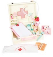 Arztkoffer Aus Holz, Doktorkoffer, Rollenspiel, Arzt, Krankenschwester