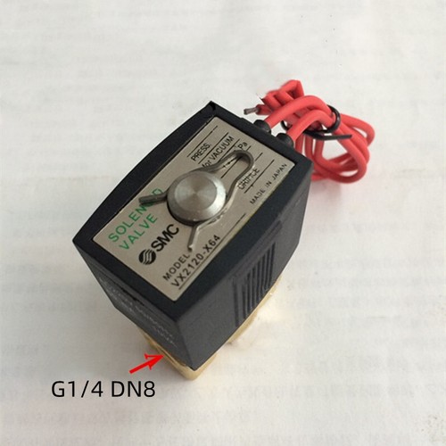 SMC Solenoid Valve Normally Cosed Vx2120-x64 Vx2120-08 g1/4 Water Air Valve 220 - Picture 2 of 4