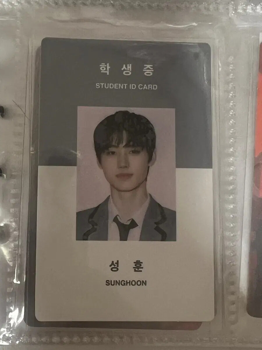 ENHYPEN SUNGHOON IDカードとストラップ ENHYPEN SUNGHOON 2023 ENniversary CARABINER Official