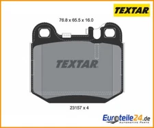 Brake pad set, disc brake Q + Textar 2315702