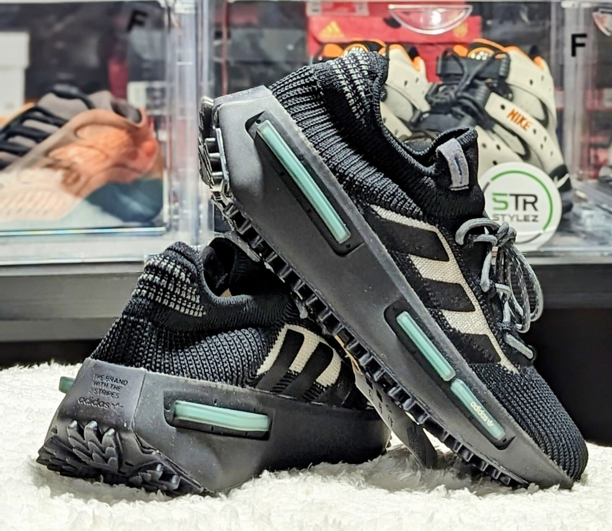 adidas NMD S1   LER  26センチ adidas Men's NMD S1 Shoes Core Black / Altered Blue HP5523