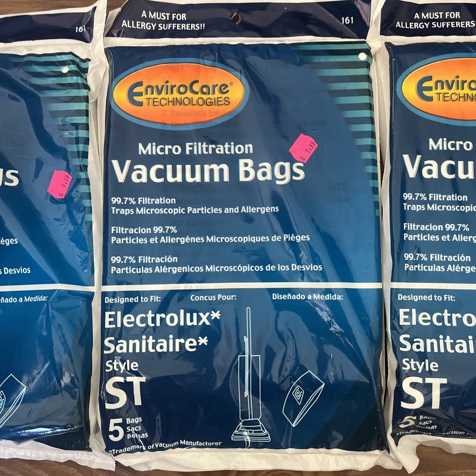 EnviroCare Micro Filtration 15 Vacuum Bags Fits Electrolux Sanitaire Style ST - Image 2 of 4