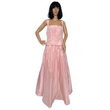 NWT Y2K Zum Zum pink sequin JCPenney Formal Prom Dress Union Made USA large