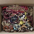 VTG Costume Jewelry 7 Pound Lot Unsearched Parts To Wearable As Is