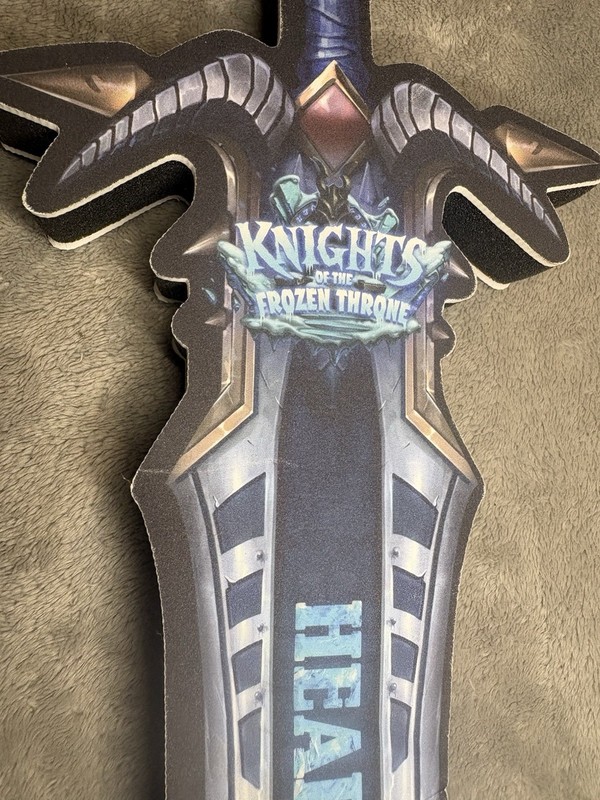 Hearthstone Knights Of The Frozen Throne Foam Sword SDCC 2017 Exclusive