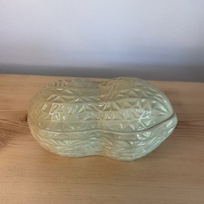Vintage Peanut Shaped Candy Dish 7”l X 4 1/4”t