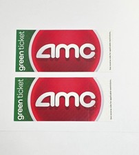 2x billets de cinéma vert AMC neufs sans expiration livraison rapide