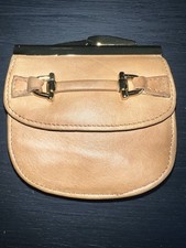 Etienne Aigner Vintage Leather Tan Coin Purse