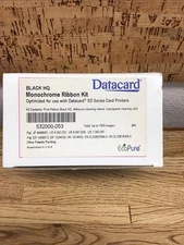 Datacard 532000-053 Black Monochrome Ribbon Kit SD Printers 1500 prints New D-2