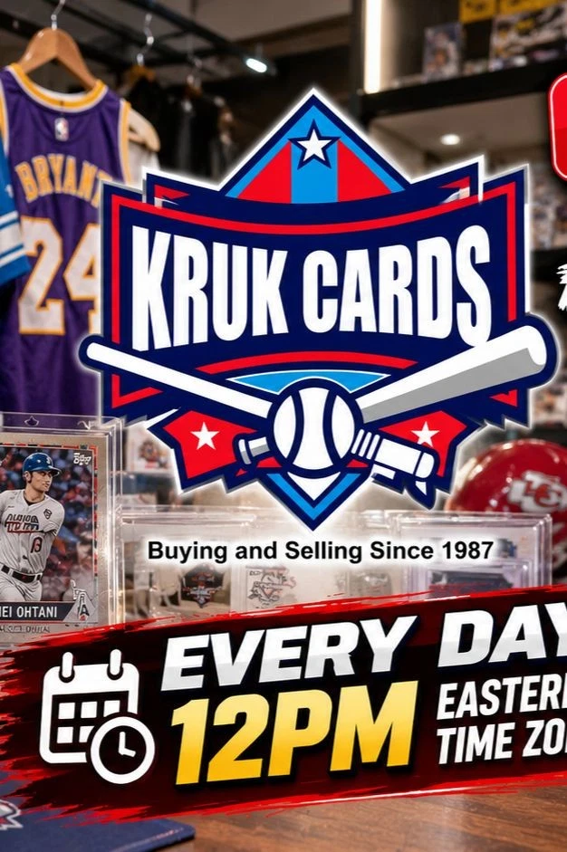 Kruk Cards Sports Card/Apparel Bidding War