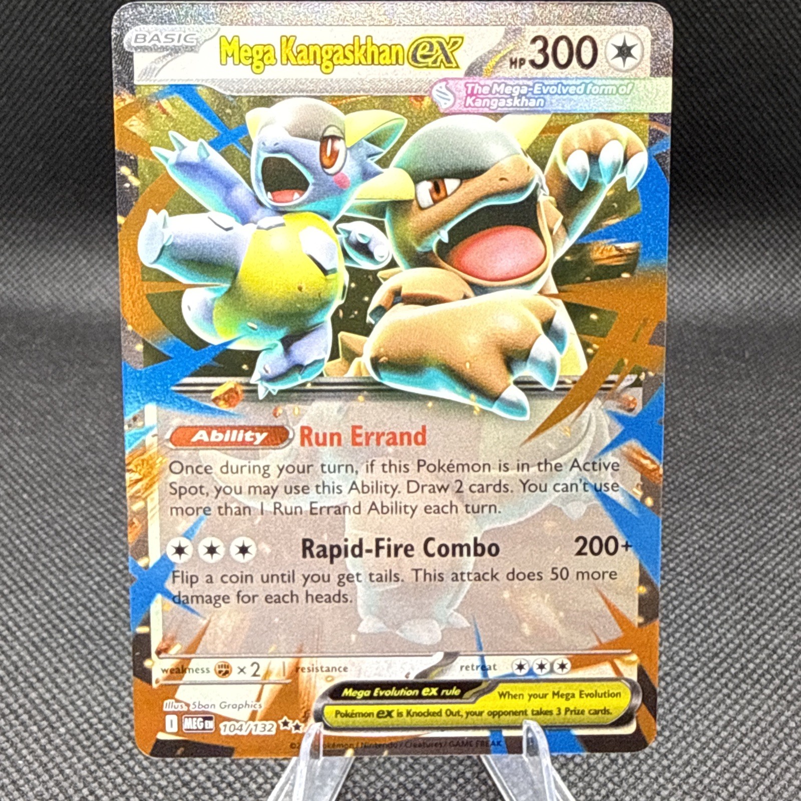 Mega Kangaskhan ex 104/132 - Mega Evolution Double Rare - Pokémon TCG (NM)